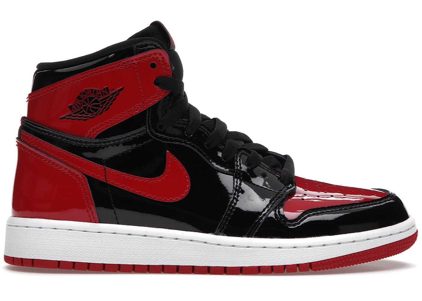 Air Jordan jordan Legand Bred 8.5 Red/ Black Nike Basketball High Tops Jordan 1 High Bred  main image 2