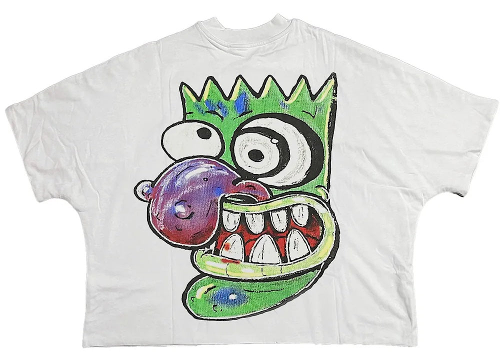 Billionaire Studios Hypno Eggplant Tee Shirt White