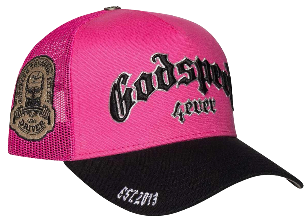 GS Forever Trucker Hat Pink/Black