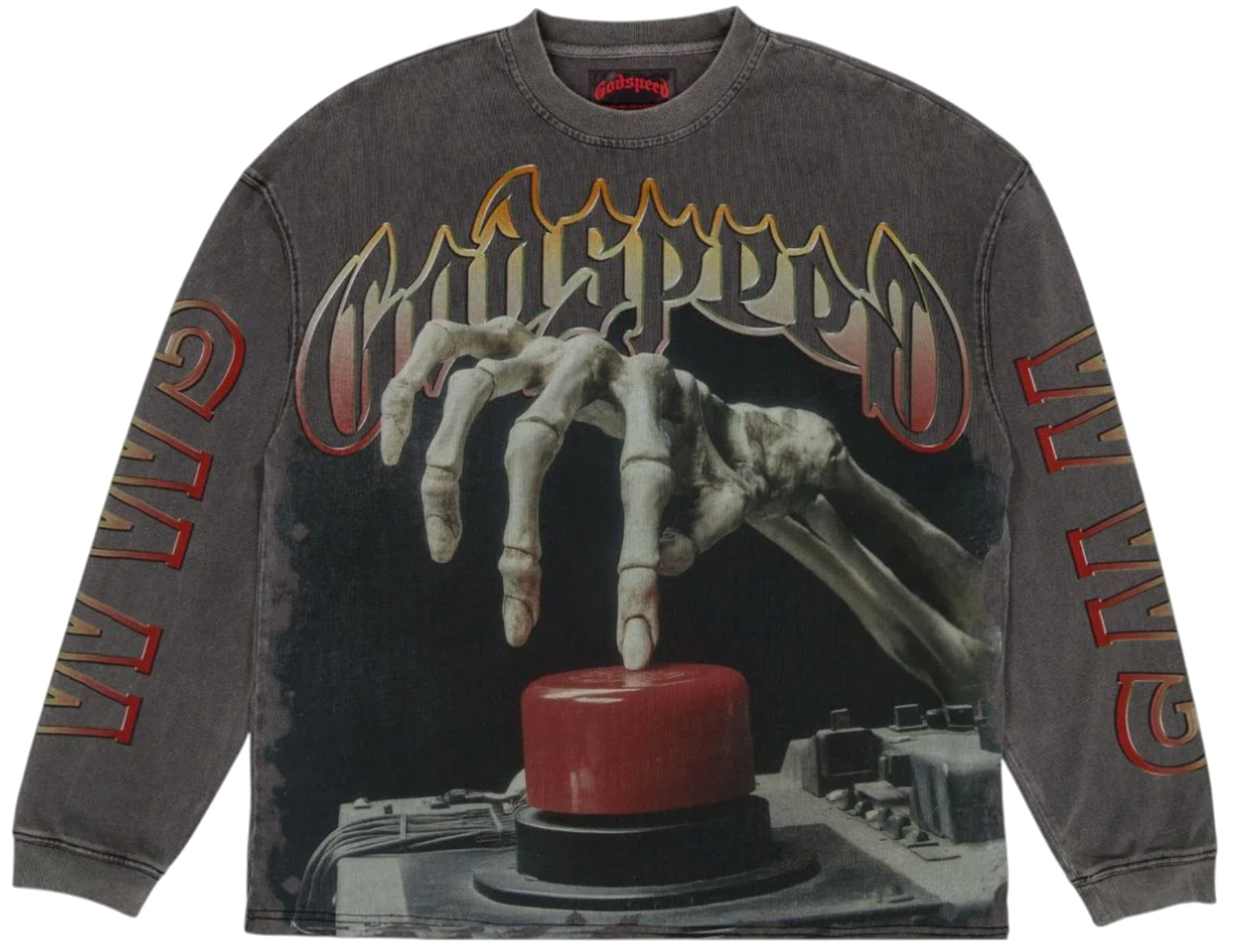 Godspeed Men's Detonator Long Sleeve Shirt Grey Wash