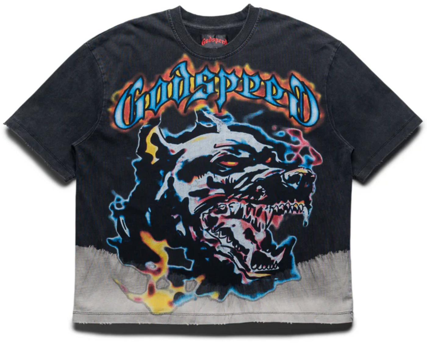Godspeed New York Off The Leash Tee Black Wash