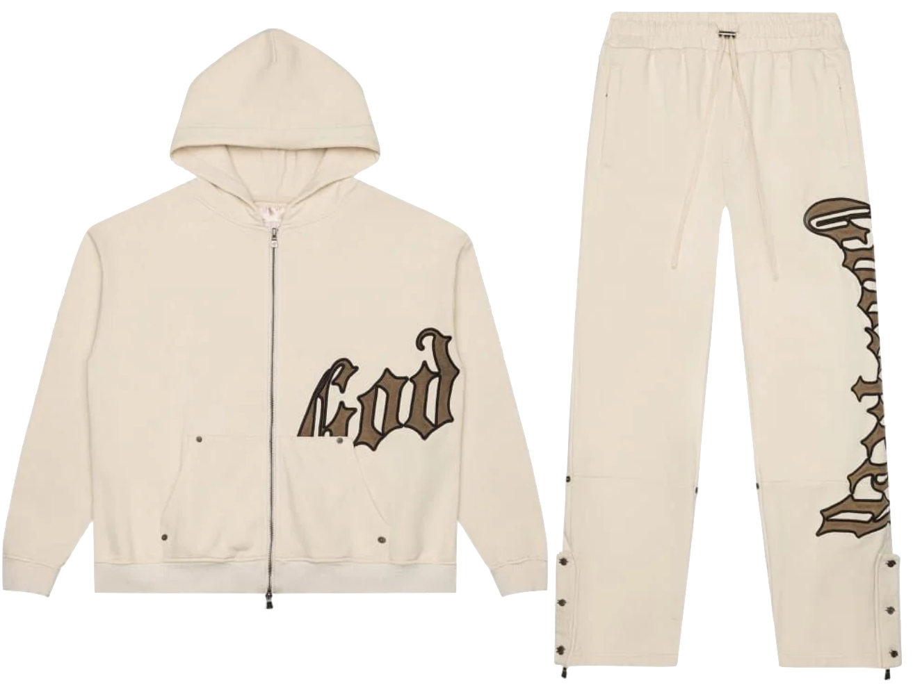 Godspeed OG Logo Jogging Set V2 Creme/Brolive