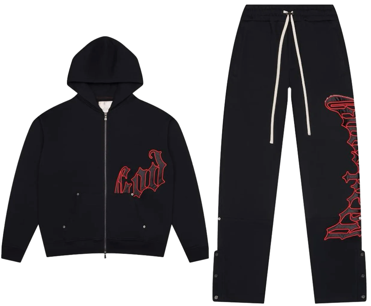 Godspeed OG Logo Sweatsuit V2 Black/Red