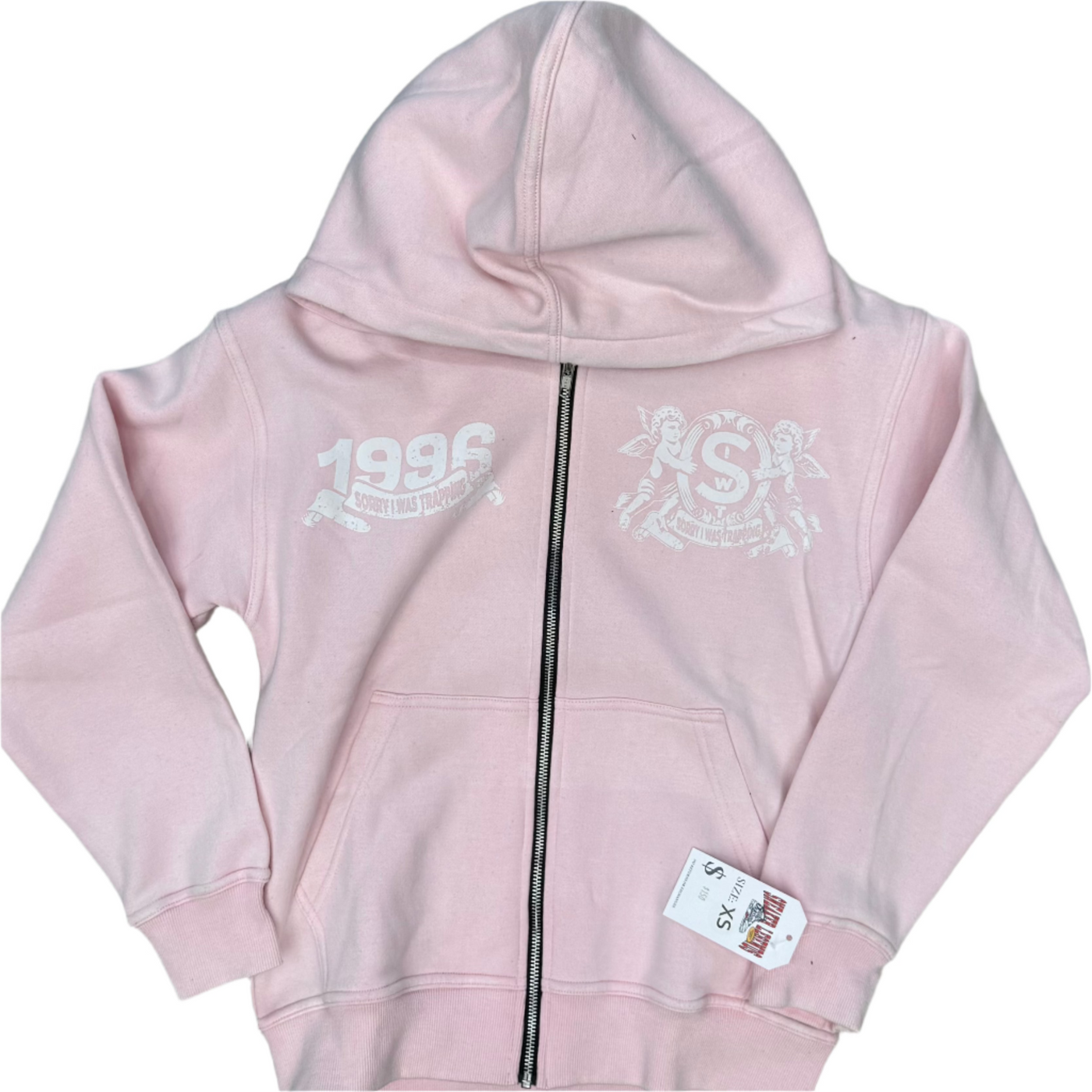 Sorry I Was Trapping Pink Hoodie & Pants Set