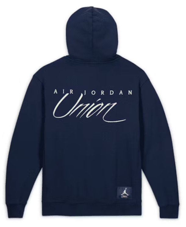 Jordan x Union MJ Fleece Hoodie College Navy/Coconut Milk