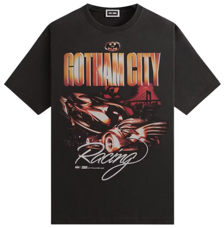 Kith x Batman Batmobile Vintage Tee Black