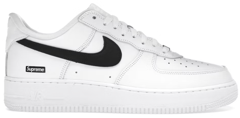Nike Air Force 1 Low Supreme White Black – Sneaker Legends Dearborn
