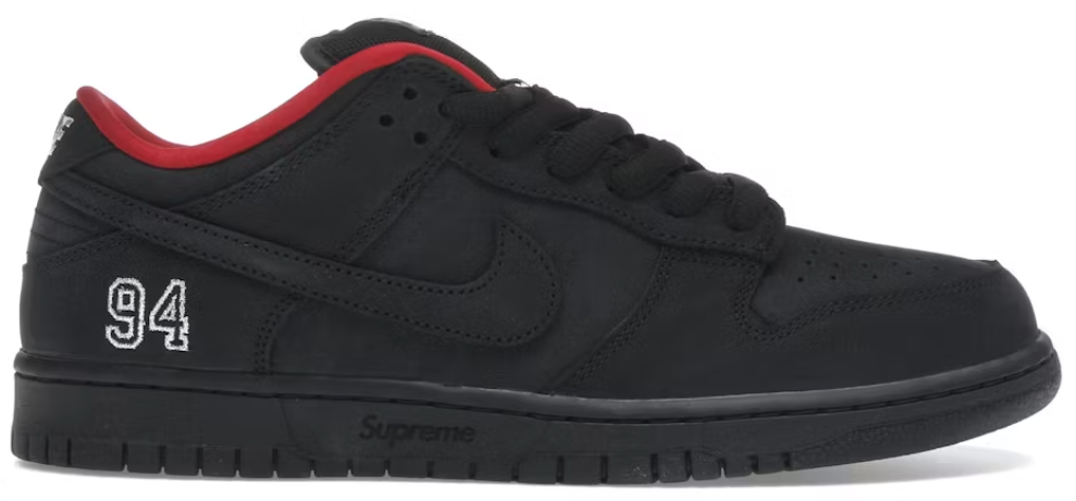 Nike SB Dunk Low Supreme 94 Black