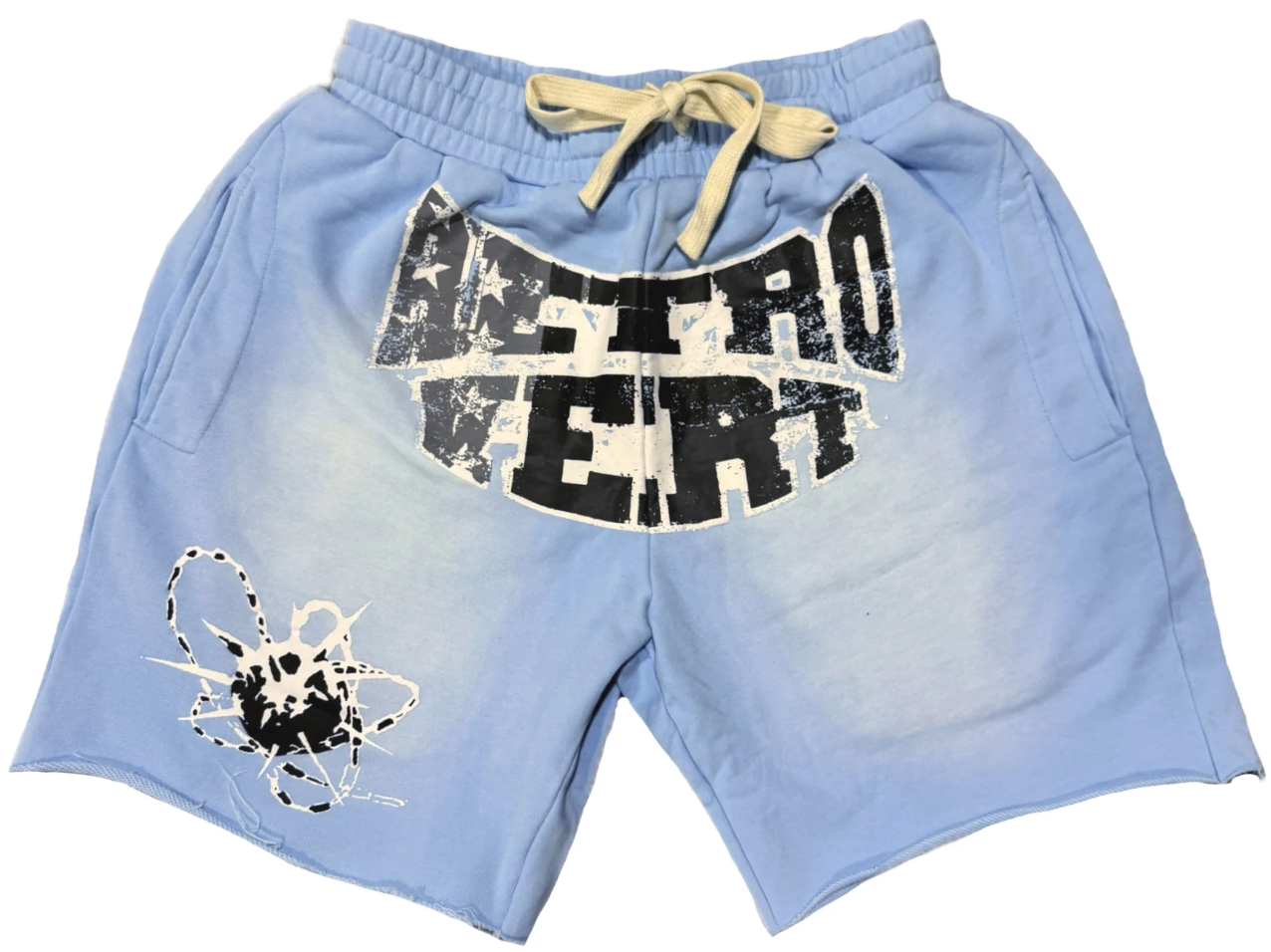 Retrovert Chain Shorts Baby Blue