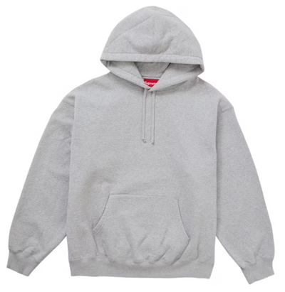 Supreme Satin Applique Hooded Grey