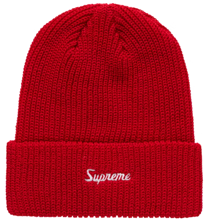 Supreme Loose Gauge Beanie (FW24) Red