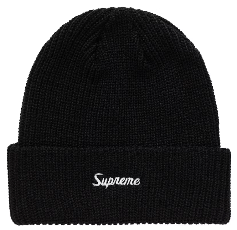 Supreme Loose Gauge Beanie (FW24) Black