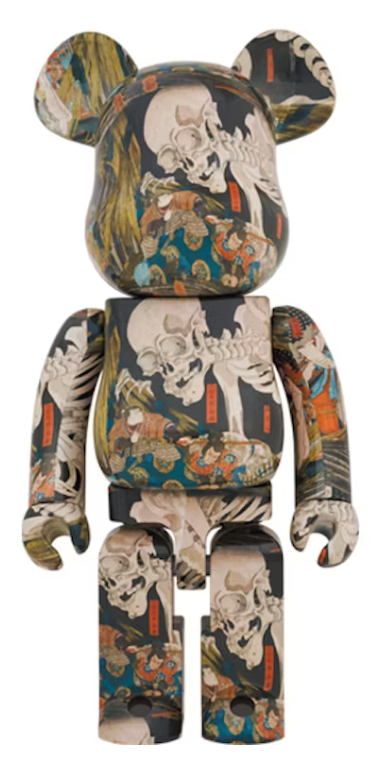 Bearbrick Utagawa Kuniyoshi (The Haunted Old Palace at Soma) 1000%