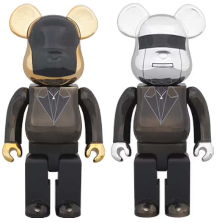 Bearbrick Daft Punk (2 Pack) 400% Black