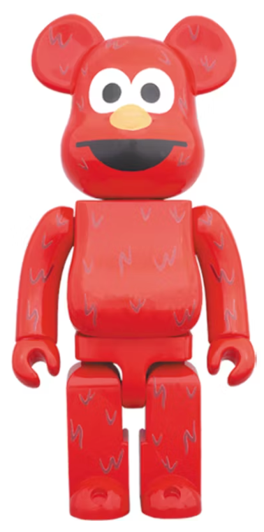 Bearbrick x Sesame Street Elmo 1000% Red