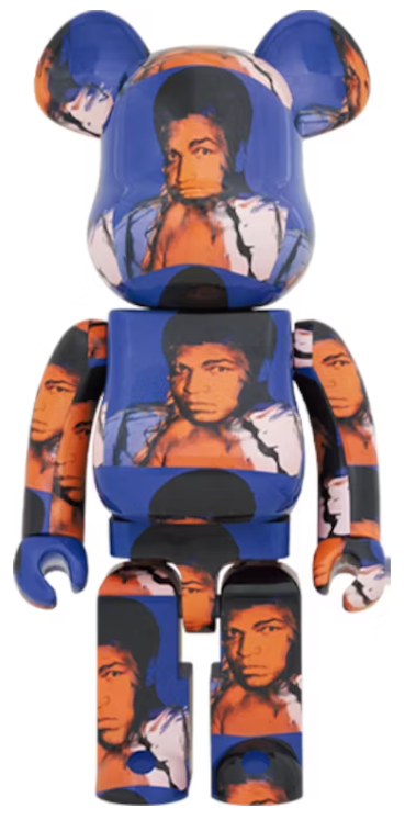 Bearbrick Andy Warhol's Muhammad Ali 1000%