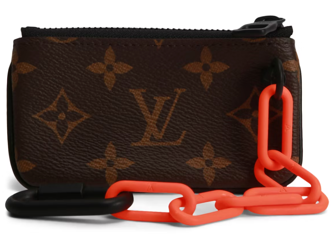 Louis Vuitton Pochette Cles Monogram Orange Brown