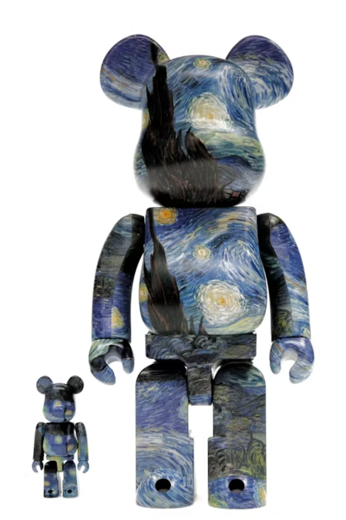 Bearbrick Vincent van Gogh The Starry Night 100% & 400% Set