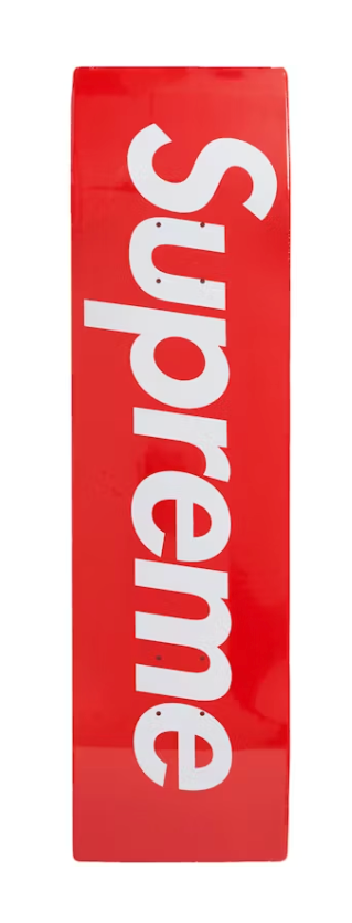 Supreme Uncut Box Logo Skateboard Deck Red