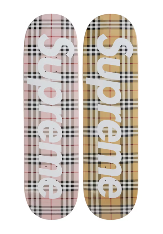 Supreme Burberry Skateboard Deck Set – Sneaker Legends Dearborn