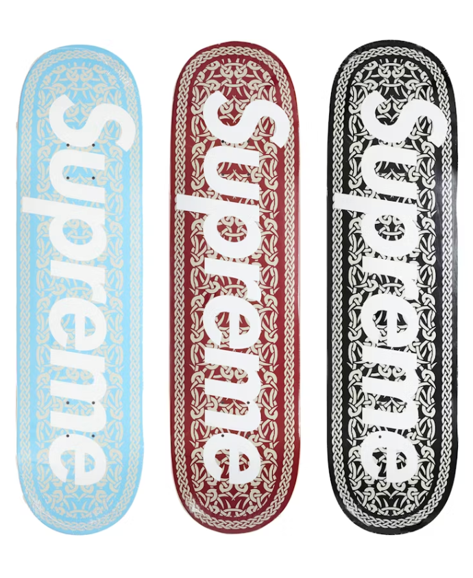 Supreme Celtic Knot Skateboard Deck Set