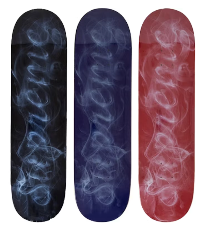 Supreme Smoke Skateboard Deck Set