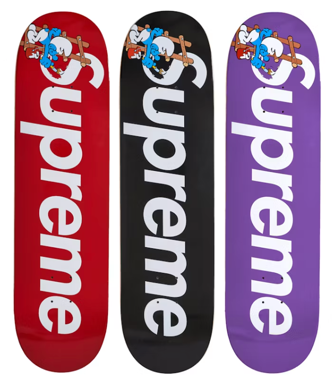Supreme Smurfs Skateboard