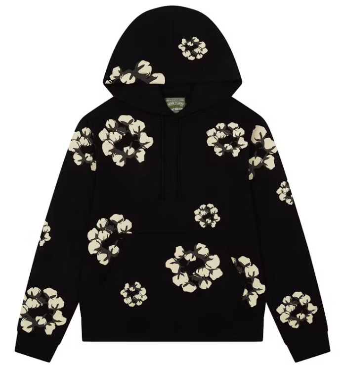 Denim Tears x CPFM Cactus Tears Wreath Hoodie Black