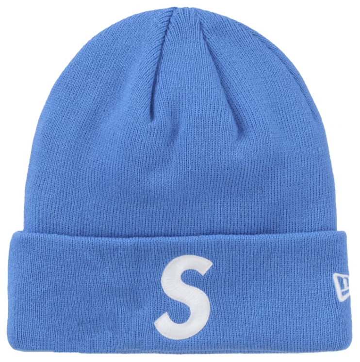 Supreme New Era S Logo Beanie (FW24) Blue