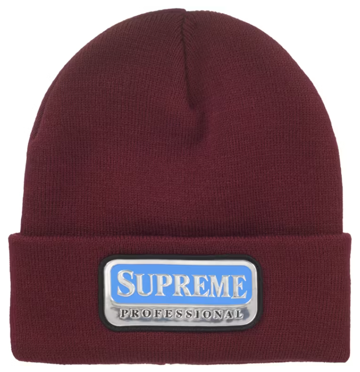 Supreme Professional Beanie Maroon