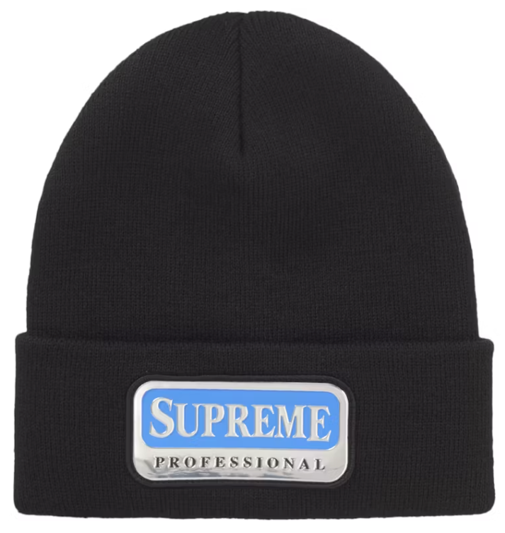 Supreme Professional Beanie Black