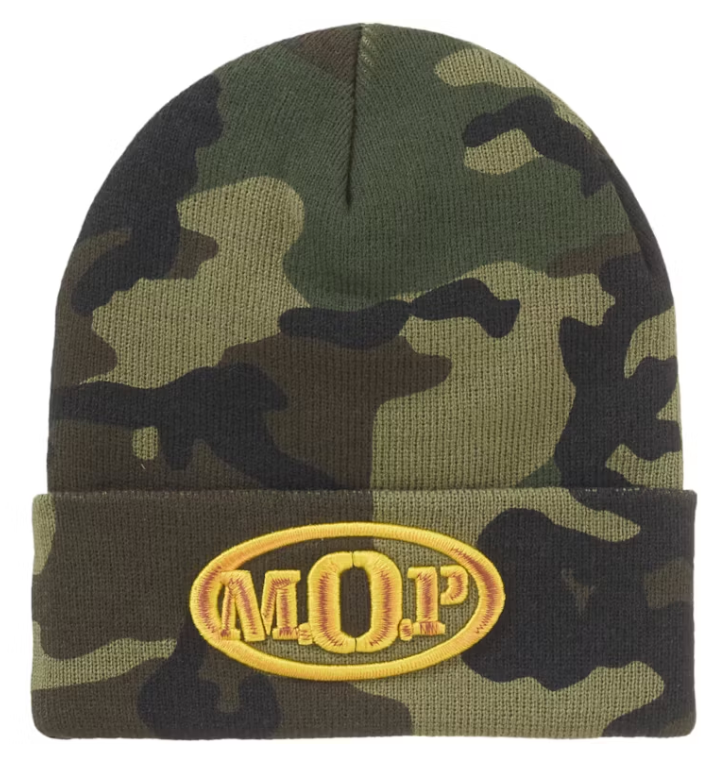 Supreme M.O.P. Beanie Woodland Camo