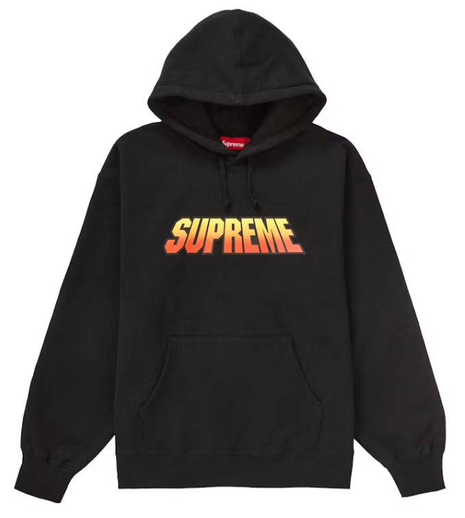 Supreme Gradient Hooded Sweatshirt Black