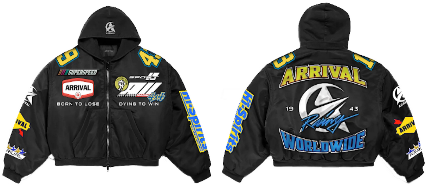 Arrival Worldwide Racer Bomber Black