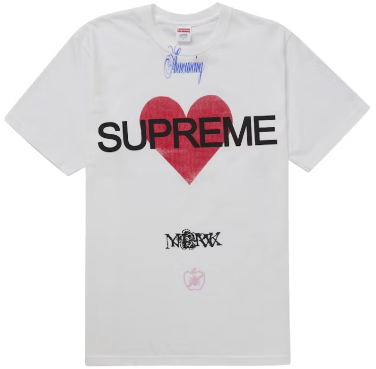 Supreme Announcing Tee White