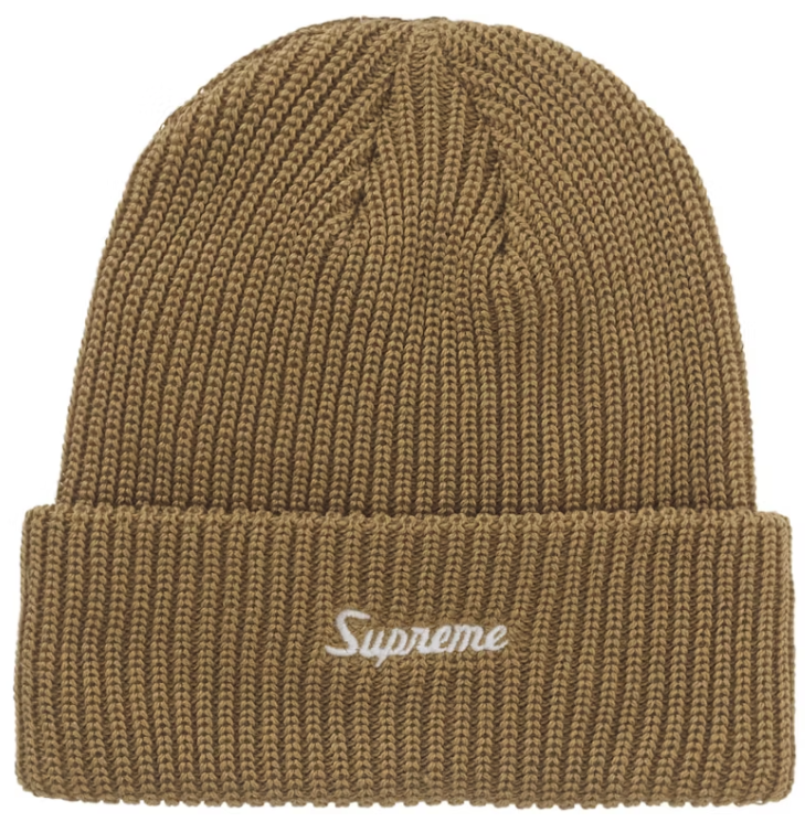 Supreme Loose Gauge Beanie (FW25) Tan