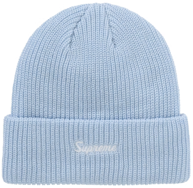 Supreme Loose Gauge Beanie (FW25) Light Blue