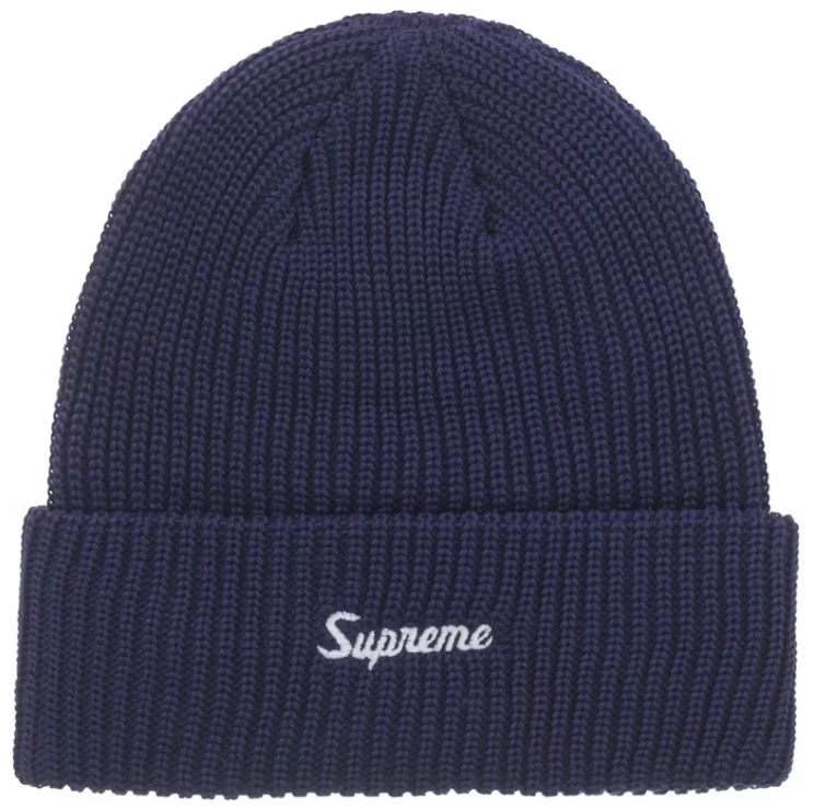Supreme Loose Gauge Beanie (FW25) Navy