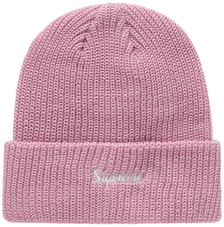 Supreme Loose Gauge Beanie (FW25) Pink