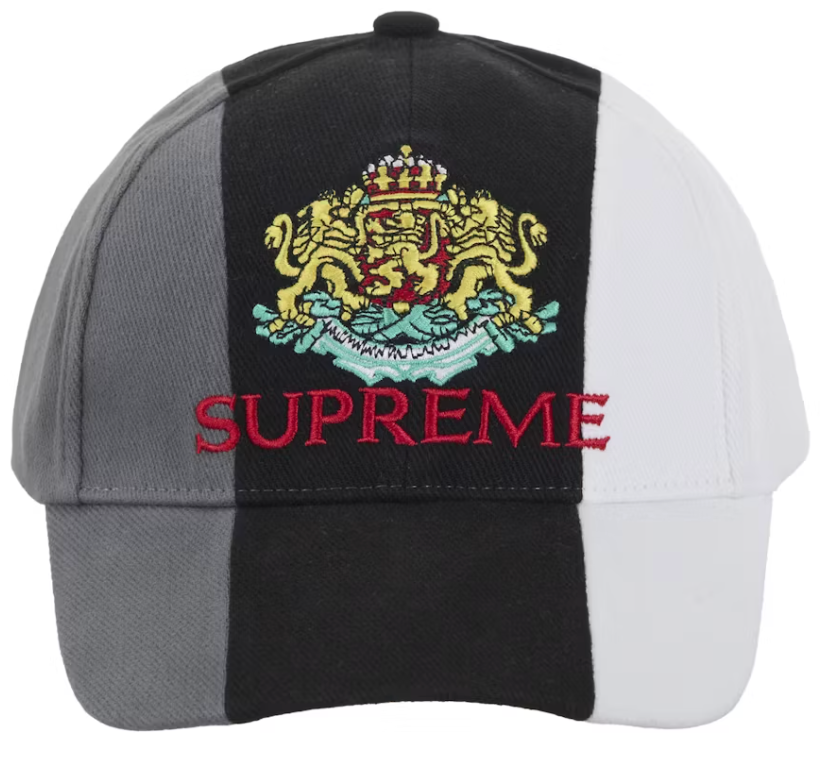 Supreme Crest 6-Panel (SS25) Black