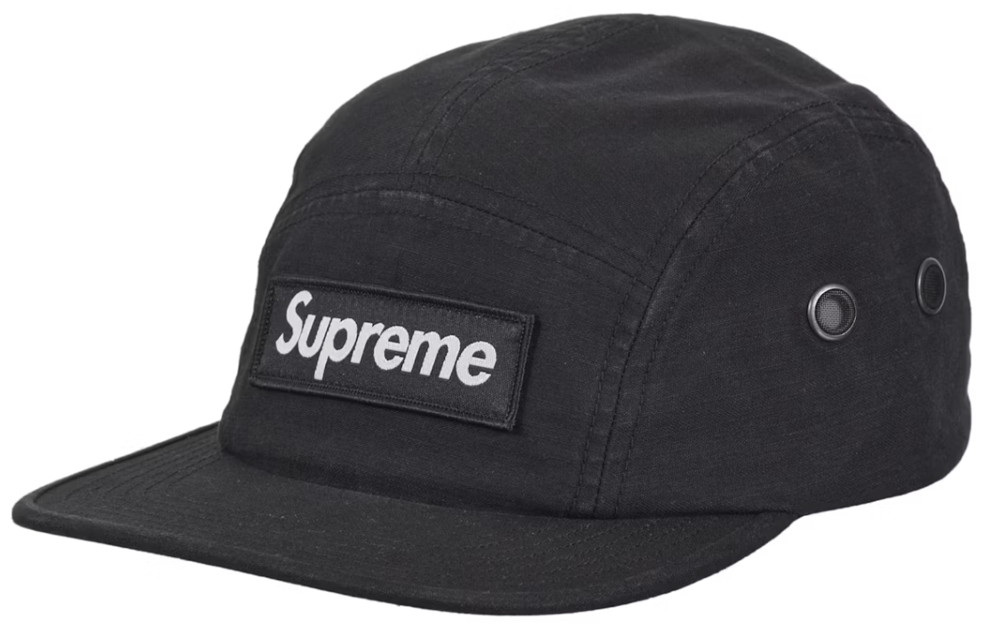 Supreme Military Camp Cap (SS25) Black
