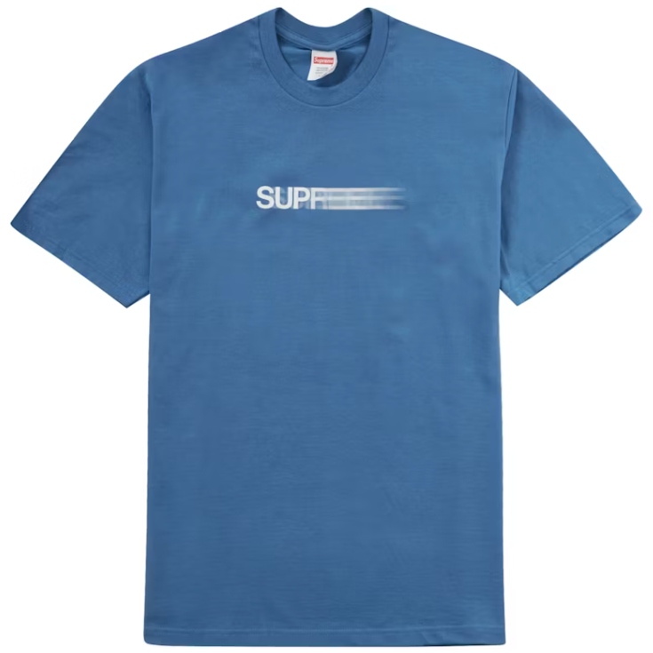 Supreme Motion Logo Tee (SS23) Faded Blue