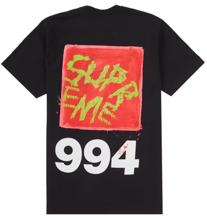 Supreme Paint Tee Black