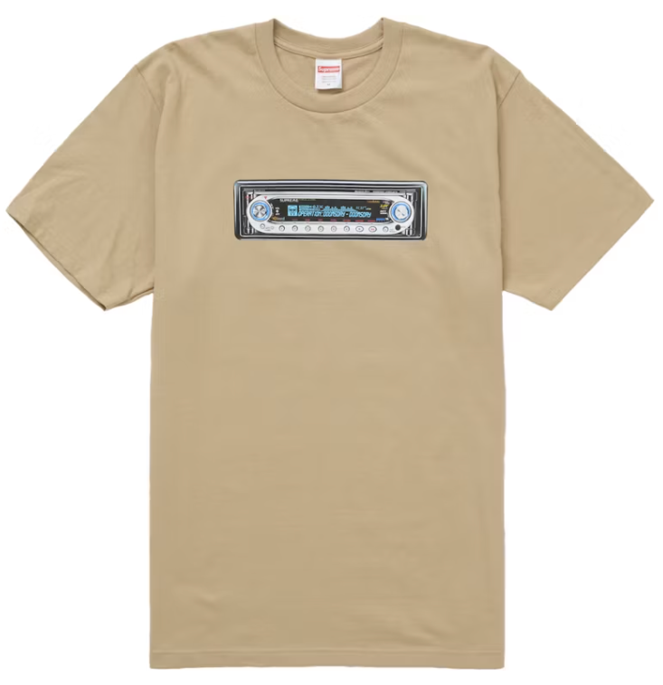 Supreme Receiver Tee Khaki
