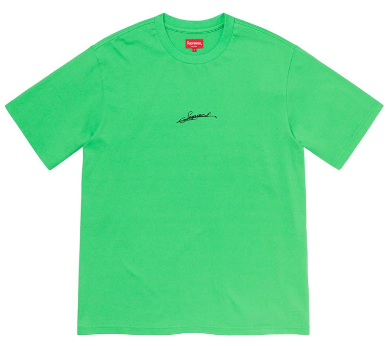 Supreme Signature S/S Top Green