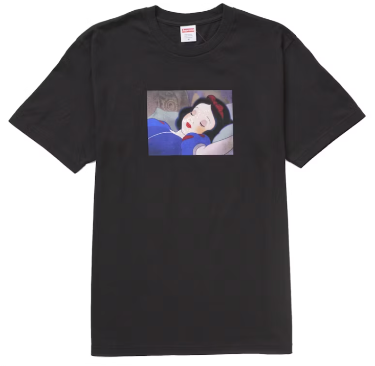Supreme Snow White Tee Black