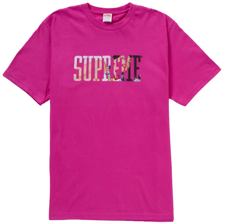 Supreme Tera Patrick Collegiate Tee Magenta