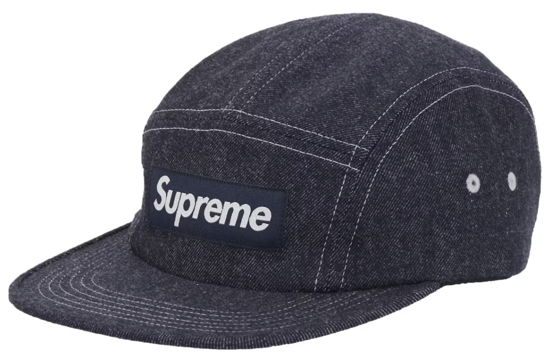 Supreme Wool Camp Cap (FW24) Denim