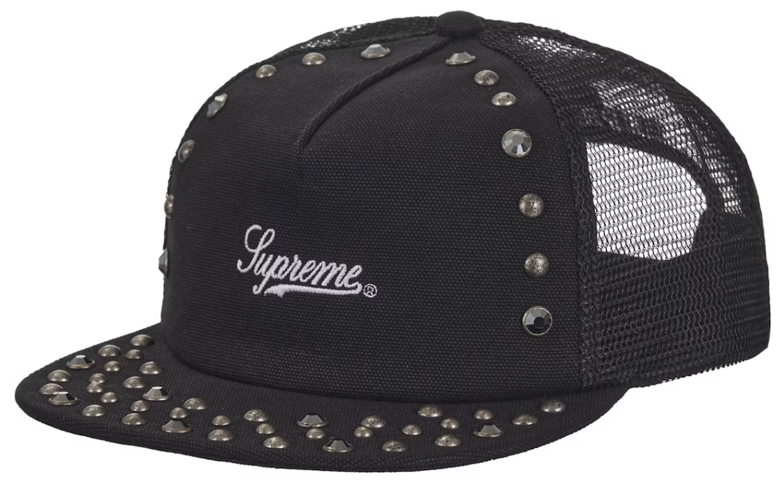 Supreme b.b. Simon Studded Mesh Back 5-Panel Black