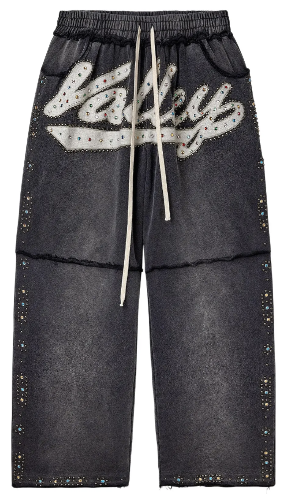 Vale Forever Skittle Sweats Jeweled Black